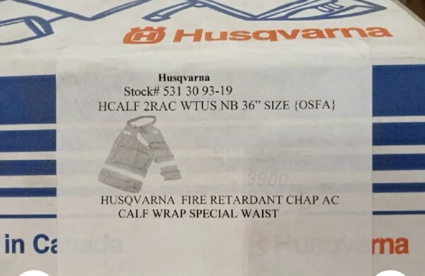 Husqvarna Chain Saw Chaps