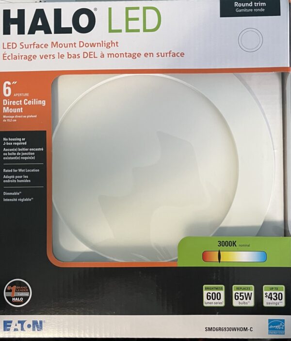 6" LED Surface Mount Downlights 6pack